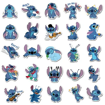 50pcs disney animacinių filmų Lilo & Stitch lipdukai Vandeniui asmenybės Doodle Lipdukai vaikams, Žaislai