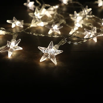 5M/10M Baterijos led žiburiai Kalėdų Žvaigždė dekoratyvinis apšvietimas Pasakų Žibintai, vestuvių grupė Girliandą namų Dekoracijos