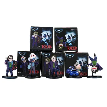 5vnt/Daug Super Joker Dark Knight PVC Veiksmų Skaičius, Keychain Collection Modelis Žaislas