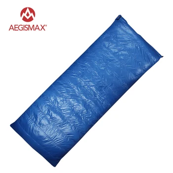 AEGISMAX Ultra Light 90% Baltos spalvos Antis žemyn miegmaišį kempingas kuprinė Voko 