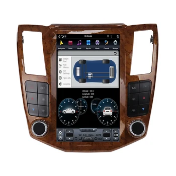 Android 9.0 4+128G Automobilių GPS Navigacijos Automobilinį DVD Grotuvą, Lexus RX RX300 RX330 RX350 RX400H 2003-2007 radijas stereo Galvos vienetas dsp