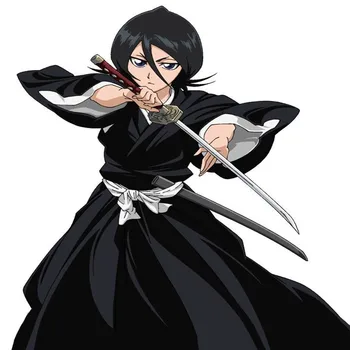 Anime BLEACH Kurosaki Ichigo Cosplay Kostiumų Shinigami Mirties Kimono Soul Reaper Pilnas Komplektas Helovinas Viršūnes Kelnes Varčios Kuchiki Rukia