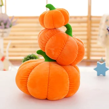 Apelsinų Ir Moliūgų Formos Pagalvėlė Minkštas Pliušinis Įdaryti Lėlės Minkštas Žaislas Sofa-Lova Apdaila Dekoratyvinės Pagalvėlės Helovinas Kalėdų Dovanos