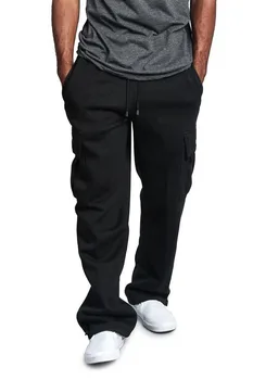 Atsitiktinis Vyrai Laisvi Poilsiu Kietosios Spalvos Kelnės Kelnės Mados Sporto Pants Plus Size Mens Hip-Hop Street Wear Drabužiai
