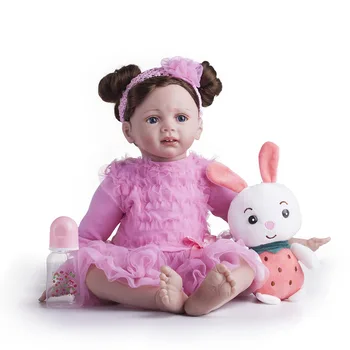 Aukštos Kokybės Atgimsta Bamblys Princesė Mergina Lėlės Silikono Vinilo Žavinga Gyvas Kūdikis Bonecas Mergina Bebe Lėlės Reborn Menina Dovana
