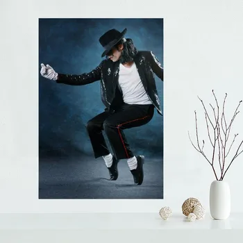 Aukštos Kokybės Michael Jackson Užsakymą Drobės Plakatas Namų Puošybai plakatas audinys audinys Drobė, Tapyba sienos plakatas spausdinti
