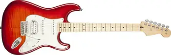 Aukščiausios kokybės FDST-1090 CS coloe kieto kūno balta pickguard Standartą ST Plius Top HSS elektrinė gitara, Nemokamas pristatymas