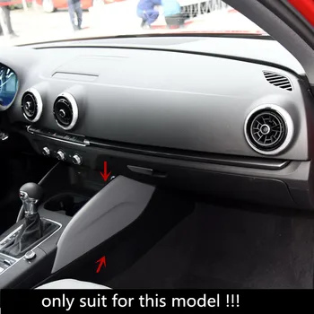 Automobilio Stilius Konsolė Rėmo Šoninių panelių Apdailos Dangtelio Apdaila Audi A3 8V-2018 m. Anglies Pluošto Stiliaus Interjeras Modifikuotas