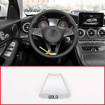 Automobilio Vairas Lipdukas Emblema 3D Lipdukai AMG Logotipu Mercedes Benz Naujųjų C, E Klasės Auto Priedai