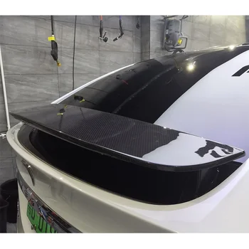 Automobilių Galinis Spoileris Uodega Sparno Pakeitimo Priedai Anglies Pluošto Kėbulo Galinės Etiketės Apdaila Įklija, Tesla Model X