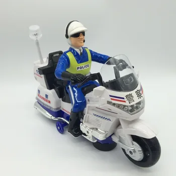 Berniukas Elektros Policijos Motociklų Muzikos, Šviesos, Iki Varantys Automobilių Švietimo Žaislai Vaikams, Vaikų Eismo Policijos Pav Žaislas