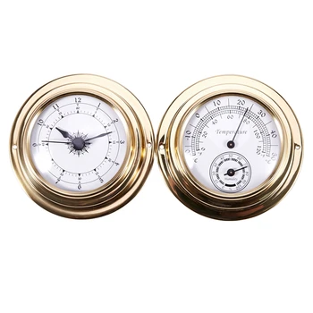 Big deal Termometras su Drėgmėmačiu Barometras Laikrodžiai Laikrodis 2 Visas Komplektas Oras Stotis Matuoklis