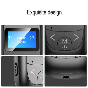 Bluetooth 5.0 Garso Imtuvas, Siųstuvas 3.5 MM AUX-Jack Stereo USB Adapteris LCD Ekranas Wireless Dongle For PC TV Automobilį