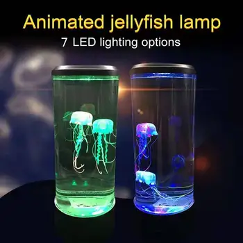 Boaz Smart medūzos LED Naktį, šviesos, Naujumo Vaikai Naktį Lempos, Stalo Lempos, miegamojo spalvinga atmosfera, šviesos, Namų Puošybai