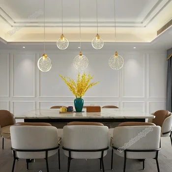 Burbulas Kristalų lubų LED Šviestuvai loft Kabo Žibintai vidaus apdaila, laiptų, virtuvė, Gyvenamasis Kambarys Patalpų Apšvietimo Lempos