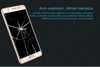 Byla dovana) Samsung Galaxy J7 max G615F grūdinto stiklo plėvelė Samsung J7 max screen protector Nillkin stiklo filmas J7 max