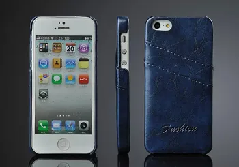 Case for iPhone 6 6S 7 8 Plus X XS 11 12 Pro Max XR SE Aliejus-vaškas, natūralios Odos su Kortelių Lizdai Galinio Dangtelio Aukštos Kokybės Originalus