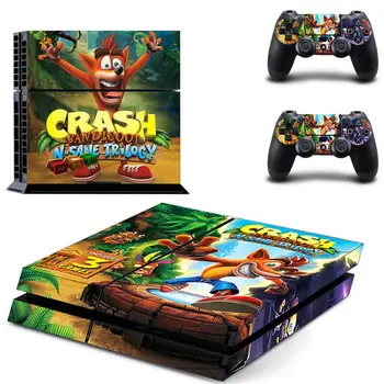 Crash Bandicoot N Sveikas Trilogija PS4 Lipdukai Play station 4 Odos Lipdukas, Decal PlayStation 4 PS4 Konsolės & Valdytojas Odos