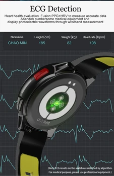 DT68 Smartwatch Vyrams, Moterims IP68 Vandeniui Apyrankę 20 Dial Žiūrėti Veidus Fitness Tracker Pranešimą Stumti 