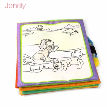 Dažymas Magija Vandens Piešimo Knyga su Rašikliu Kūdikių Švietimo Žaislas Gyvūnų Tapybos Rašyti Doodle Medžiaga Knyga Vaikams Piešimo Lenta