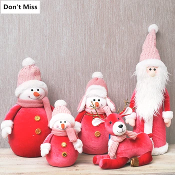 Didelis navidad briedžių Lėlės kalėdinė dekoracija Navidad Lokys Statulėlės Kalėdų Dekoracijas Namuose Naujųjų Metų adornos de navidad