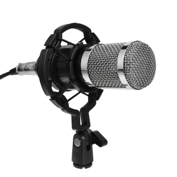 Dinaminis Kondensatoriaus Mikrofonas, Garso Studija Garso Įrašymo Mic su Shock Mount Transliavimo KTV Dainavimo BM800 Lašas Laivybos