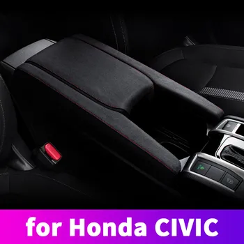 Dirbtiniais Kailiais Porankiu Lauke Apsauginis gaubtas, Durų Porankiu ir Pagalvėlių Apdailos Modifikacija, Honda Civic 10 2017 2018 2020 2020 2020 m.