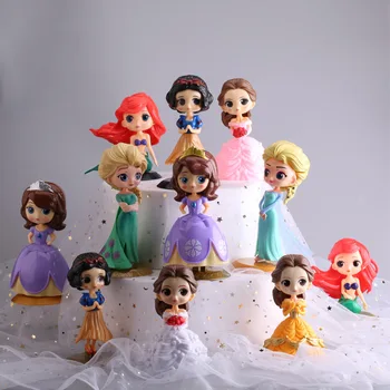 Disney 11style Šaldytos Sniego Elsa Princesė Veiksmų Skaičiai Žaislai Mergina Modelis Lėlės Dekoro Gimtadienio Lėlės Vaikams Dovanų Kolekcija