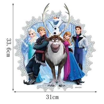 Disney Apdailos Maison Siena Lipdukas už Kambarį, Namų Dekoro Užšaldyti Elsa Animacinių filmų Lipdukai, Sienų Lipdukai Vaikams, Vaikų Miegamasis