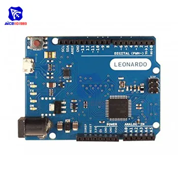 Diymore Leonardo R3 Micro Atmega32u4 Pro Vystymo Lenta su Mikro USB Laido Arduino 3.3 V 5V IO Port