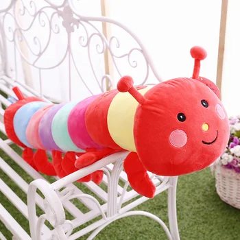 Dorimytrader Kawaii Minkštas Caterpillar Pliušinis Miega Pagalvę Lėlės Didžiulis Įdaryti Spalvingas Anime Žaislai Vaikams, Dovanų Dekoravimas