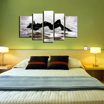 Drobė, tapyba caudro decoracion valtis buriavimo Paletės Peilis akrilo tapybos sienos meno nuotrauką kambarį namų dekoro quadro
