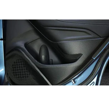 Dėl Subaru Forester 2019 Automobilio Duris Anti-kick Lipdukai Automobilio Padengti Interjero Aksesuarų Naujas Anglies Pluošto Lipdukas 4Pcs/set