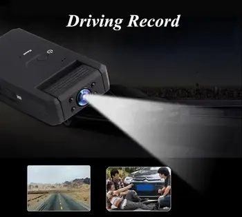 EastVita MD90 Mini Kameros DV Kamera HD 1080P Infraraudonųjų spindulių Naktinio Matymo 180 D Rotacijos Cam Voice Recorder Judesio Cam Sportas