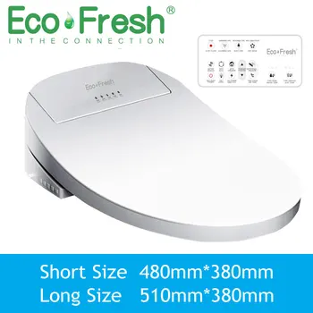 EcoFresh smart klozeto dangtis elektroninis bidė dangtis sausame sėdynės šildymo wc protingas klozeto dangtis