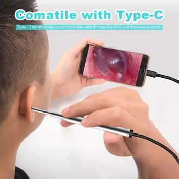 Endoskopų medicinos Kamera 3.9 MM Mini Vandeniui USB Endoskopą Tikrinimo Kamera OTG 