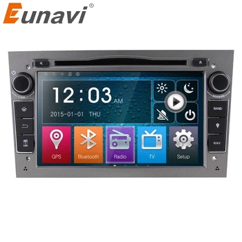 Eunavi 2 Din Car DVD radijo pc brūkšnys autoradio stereo Vauxhall Opel Astra G H J Vectra Antara Zafira Corsa GPS veidrodis nuorodą