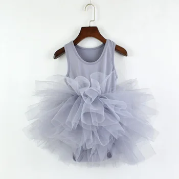 Europos, Amerikos vaikų drabužiai vaikams, šokių praktikos drabužius Tutu suknelė-ballerina, vaikams, suknelės mergaitėms