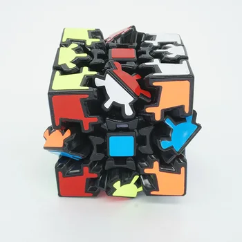 Fanxin Pavarų Magic Cube Black Lipdukai Greičio Įspūdį Cubo Magico Vaikams Dovanų