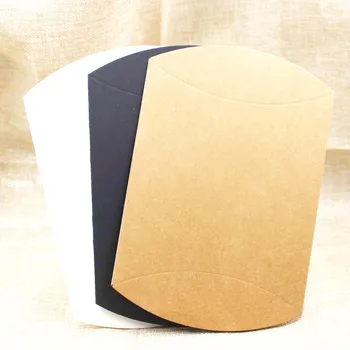 FeiLuanCustom pagalvę dovanų dėžutėje kraft/juodas/baltas kartonas popierius saldainiai pakavimo dėžutė mutli dydis 20pc per daug logotipą kainuoti papildomai