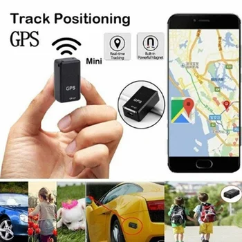 GF07 Magnetiniai Mini Automobilių GPS Tracker Real Time Stebėjimo Locator GSM/GPRS Įrenginys Magnetinio GPS Seklys Realiu laiku Transporto priemonės Locator