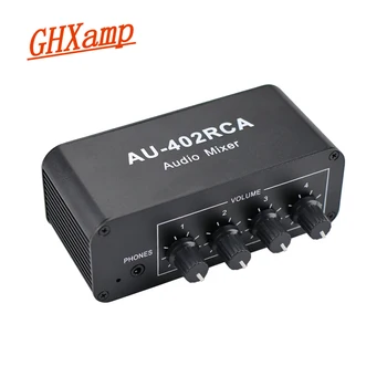 GHXAMP Multi-Source RCA Mixer Stereo Garso Reverberator (4 input 2 išvestis ) ketureigis RCA Įėjimas ,RCA+3.5 ausinių išvestis