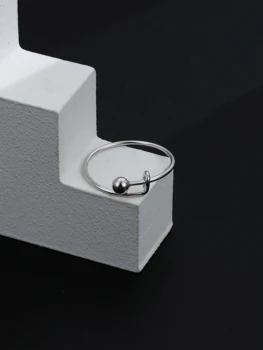 GOMAYA Reguliuojamas 925 Sterlingas Sidabro Žiedas Minimalistinio Atidaryti Piršto Žiedai Moterims Jubiliejų Moterų Fine Jewelry Naują Atvykimo