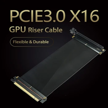 GPU Stove Kabelis PCIE16x ŽAIDIMAS, VGA vaizdo plokštė Vertikalus Konversijos Laikiklis + PCI-E 3.0 x16 PCI ilgiklis