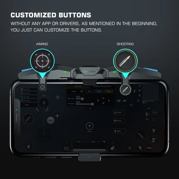 GameSir F4 Falcon Mobiliųjų Žaidimų Valdiklis PUBG Gamepad Kreiptuką iPhone 