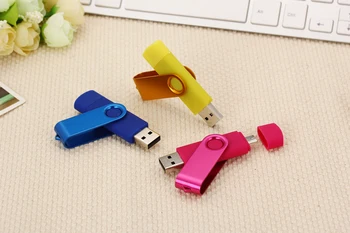 Geriausia Pardavimo OTG USB Flash Drive key usb stick 64G otg pen ratai Išmanųjį telefoną Pendrive 4g, 8g 16g 32g 128G saugojimo įrenginiai