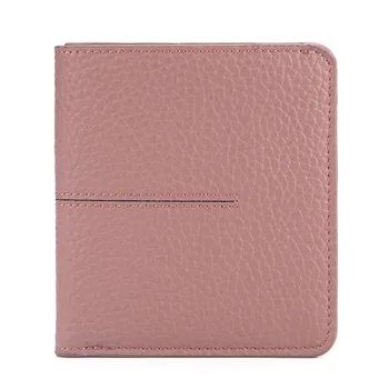 Geriausia pardavimo moterų piniginės slim ultra-plonas odos trumpą dalį, rankinėje laisvalaikio kortelė pakuotėje Mini rankinėje raudona pinigų maišas