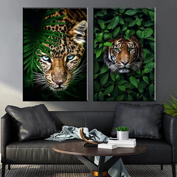 Gyvūnų Meno Sienų Plakatai Tigras 