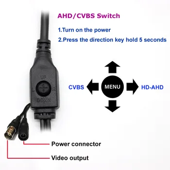 HD 4MP 4in1 HAINAUT TVI CVI CVBs Saugumo vaizdo kamera modulis PCB pagrindinės plokštės FH8538+GC4603 2688*1520 su objektyvo osd kabelis
