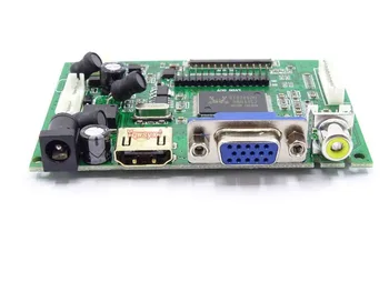 HDMI+VGA 2AV Kontrolės Valdyba Rinkinys LP156WH4 LP156WH4-TLA1 LP156WH4(TL)(A1) LCD LED ekrano Vairuotojo Lenta